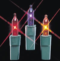 Christmas Mini Lights with Clear Lamps - Whether you are looking for standard or commercial grade mini lite sets