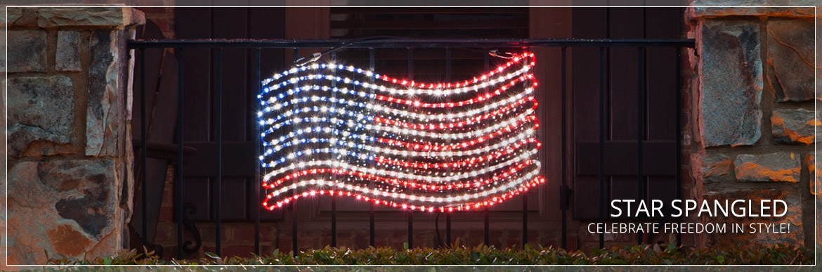 Patriotic Lights And Decorations   Cl Hero   Patriotic Lights Decorations 1183 